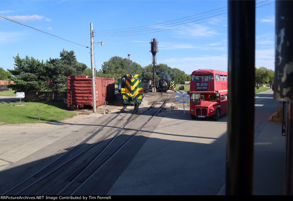 Two Northwestern Units and a London Bus